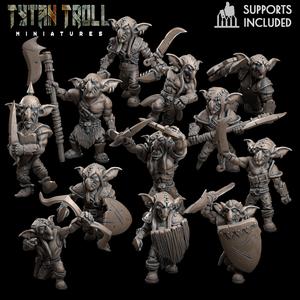 Goblin Raider Pack – Pre-Supported