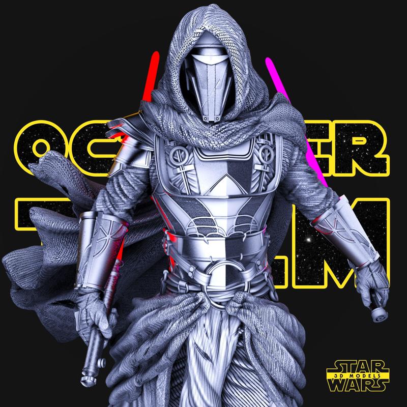 Darth Revan Sculpture – Tested and Ready for 3D printing