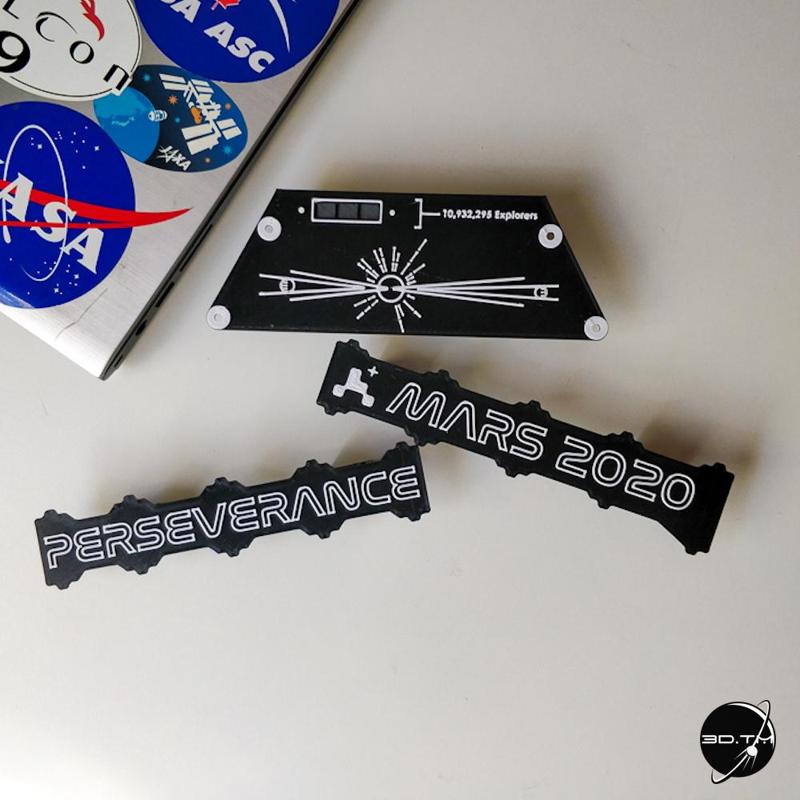 NASA Perseverance Plates