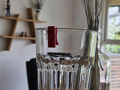 Name tag for drinking glasses (Blank)