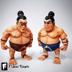 Flexi Print-in-Place Sumo Wrestlers