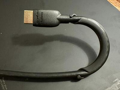 180-degree cable bender / strain relief, any size