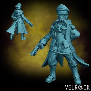 Tempest Guardsman Trencher Captain (Female) (PRESUPPORTED)