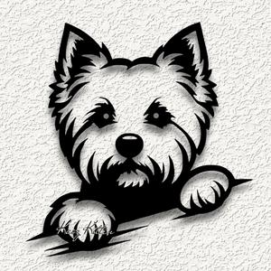west highland terrier puppy wall art home decor