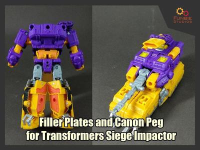 Filler Plates and Canon Peg Addons for Siege Impactor