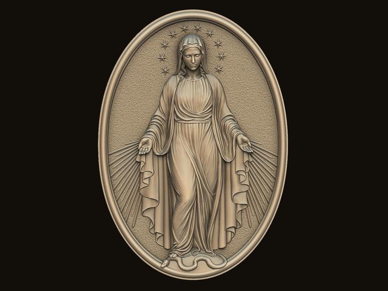 Virgin Mary Medallion no 3