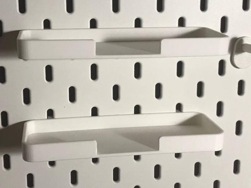 Shelf for IKEA Skadis Pegboard
