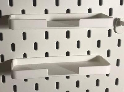 Shelf for IKEA Skadis Pegboard