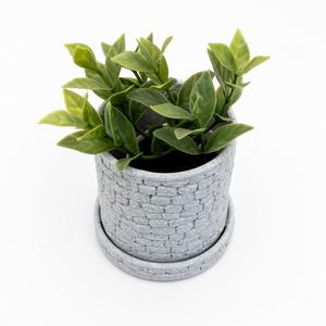 Stone Wall Planter Round