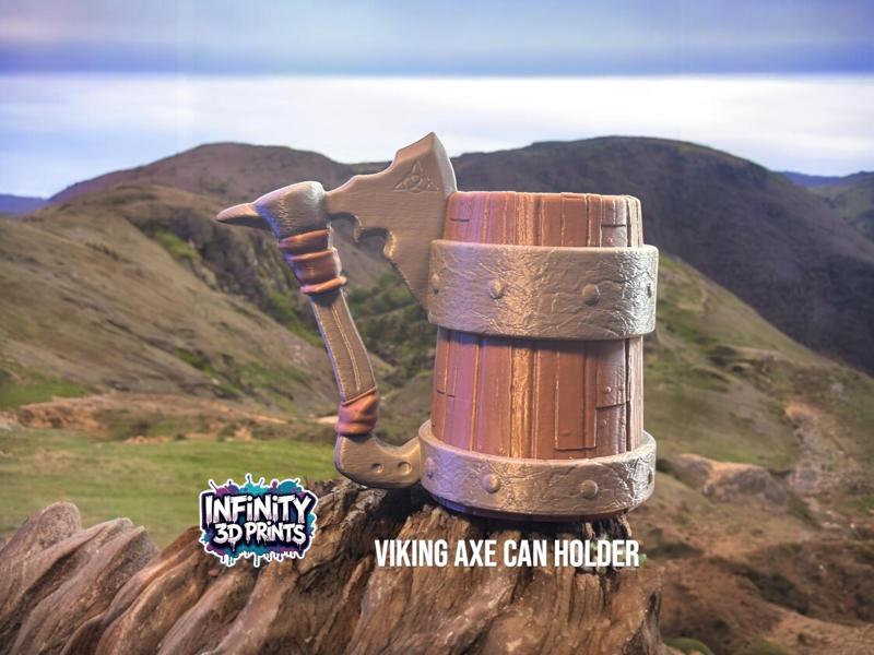 VIKING AXE CAN HOLDER