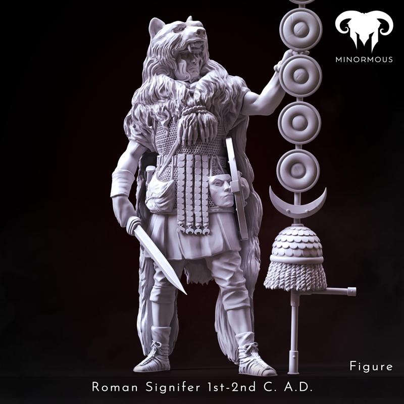 Figure – Roman Signifer 1st-2nd C. A.D. Standard of Honor!