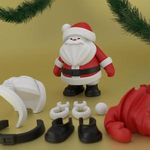 Build a christmas santa – Standing version
