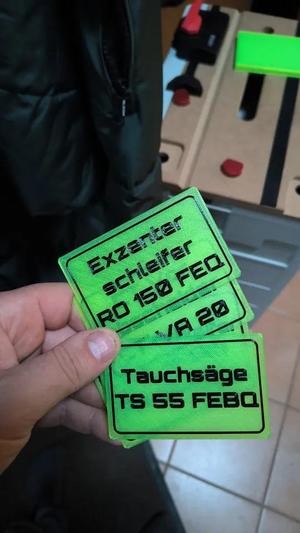 Festool Systainer Label SET