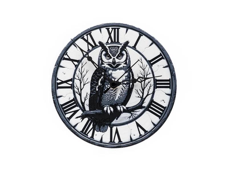 Owl Wall Clock