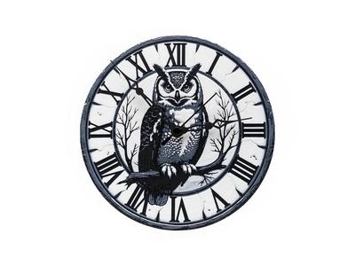 Owl Wall Clock