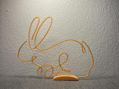 Easter Bunny Stand-up Figure