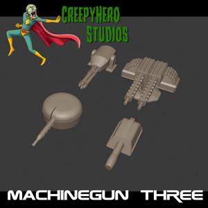 Gaslands Machinegun Three Set