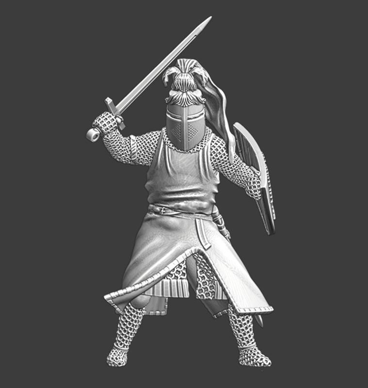 Sir. Wilfred Ivanhoe – dismounted with sword