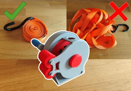 Tension Belt Roll-Up System (100 % printable)