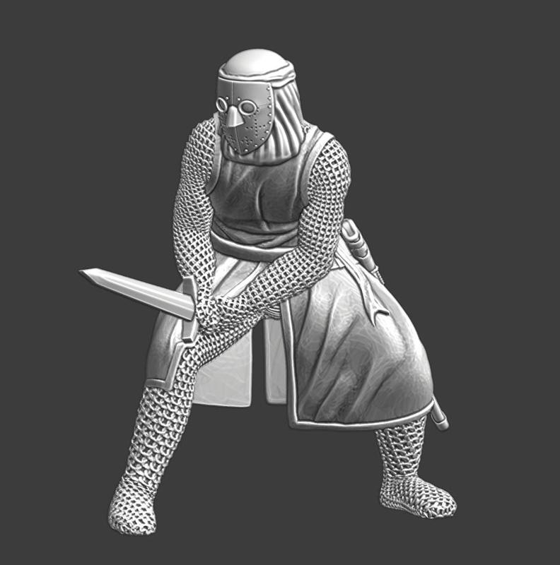 Lazarus knight fighting with sword