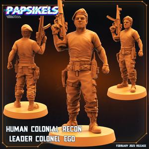 HUMAN COLONIAL RECON LEADER COLONEL EGO