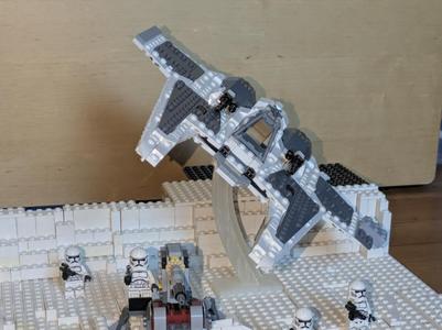 starwars brick spaceship stand for build Plates 