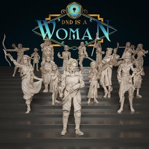 DnD is a Woman – FronTiers Miniatures – 58 Models