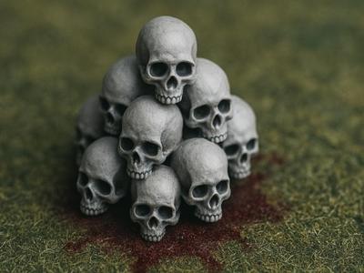 Pile of Skulls – Diorama, Decor & Wargame Terrain