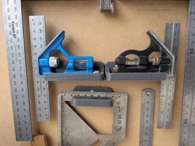 Tool Wall Holder for Small Combination Square – Fits 10cm (4″) and 15cm (6″) Squares