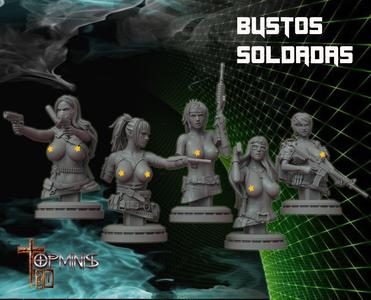 BUSTS OF SOLDIER WARRIORS