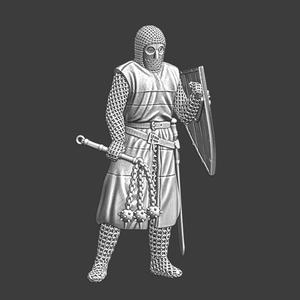 Medieval Lazarus/Leper knight with flail