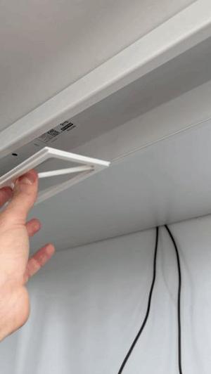 Low-Material Under-Desk Charger Holder