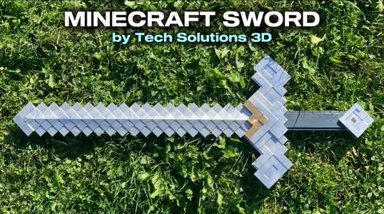 Minecraft sword (1:1 replica from the movie)