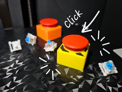 Emergency Button Fidget Clicker