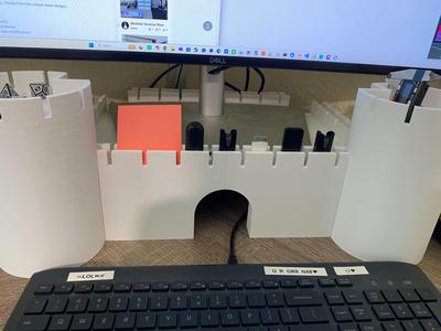 Castle Fortress Monitor Stand – A Modular Marvel
