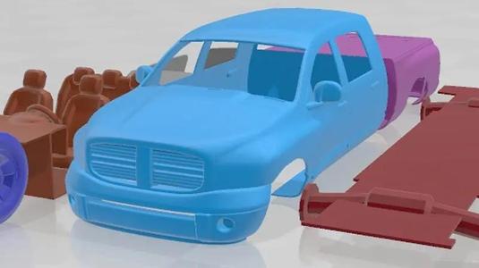 Dodge Ram 2500 Printable Car