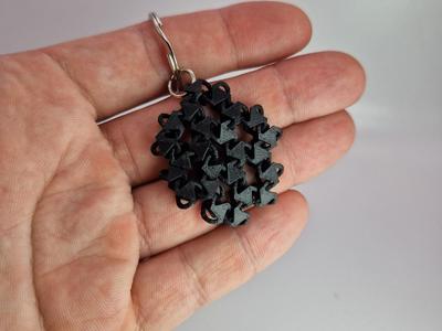 Triangle NASA Fabric Keychain