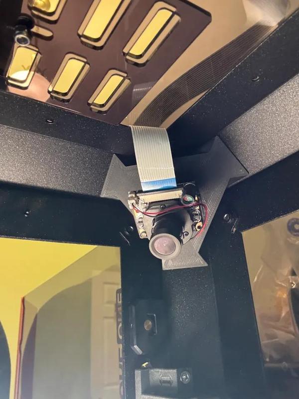Prusa Core One mount for a Raspberry Pi Camera  (Parametric, OpenGrid, Multiconnect)