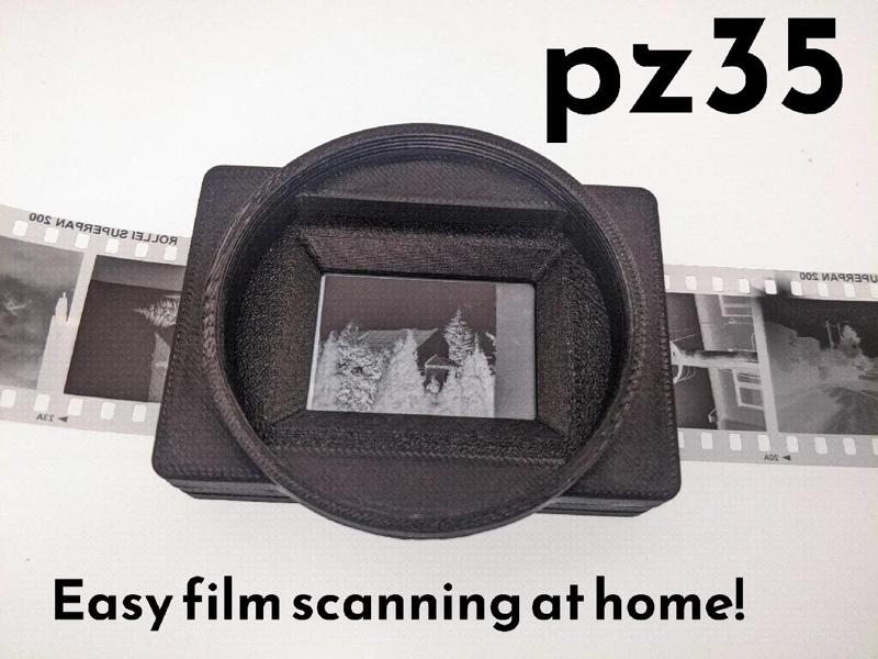 pz35 – Easy film scanning at home! DSLR/Mirrorless