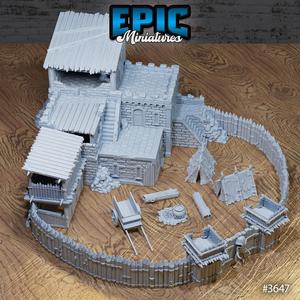 Bandit Stronghold / Rogue Camp / Ruthless Trickster Base / Criminal Villager Building / Robber Clan / Dungeon Area Decoration
