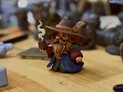 Wizard DND Miniature for D&D Adventures