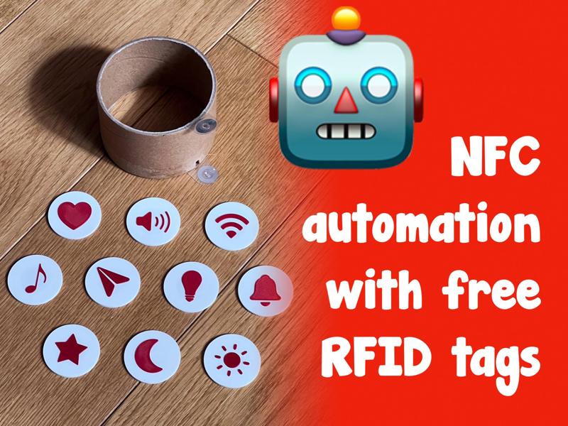 Custom NFC Automation with Cardboard Spool RFID