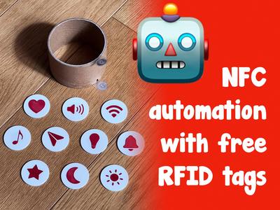 Custom NFC Automation with Cardboard Spool RFID