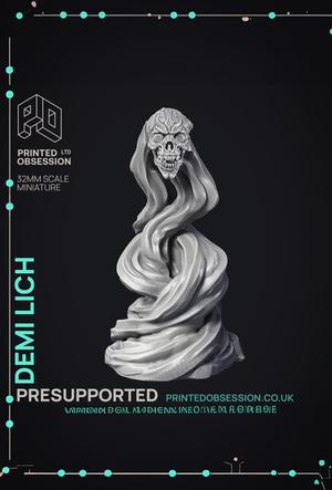 Demi Lich – Tiny Undead – PRESUPPORTED – 32 mm scale