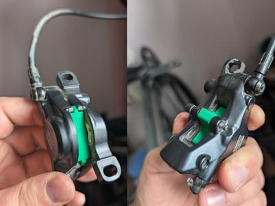 Shimano bleed spacer / blocker