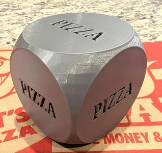 Pizza Decision Die (large die)