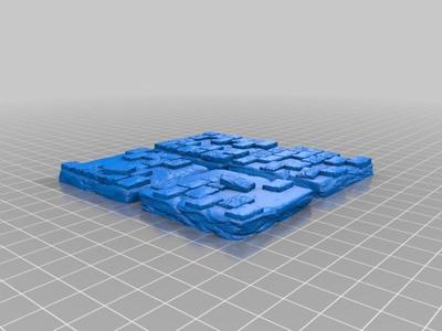 Scattered Stone Work Bricks