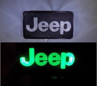 Jeep Emblem LED Light/Nightlight
