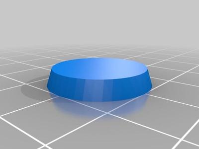 Round wargaming miniatures base collection