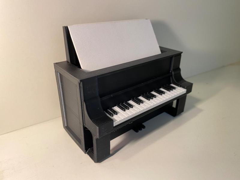 Piano Business Card Holder